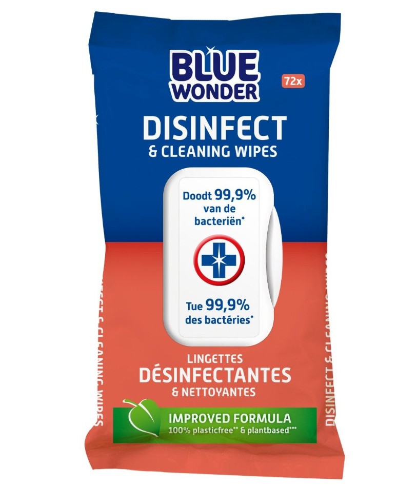 Blue Wonder XL Reinigingsdoekjes 72st